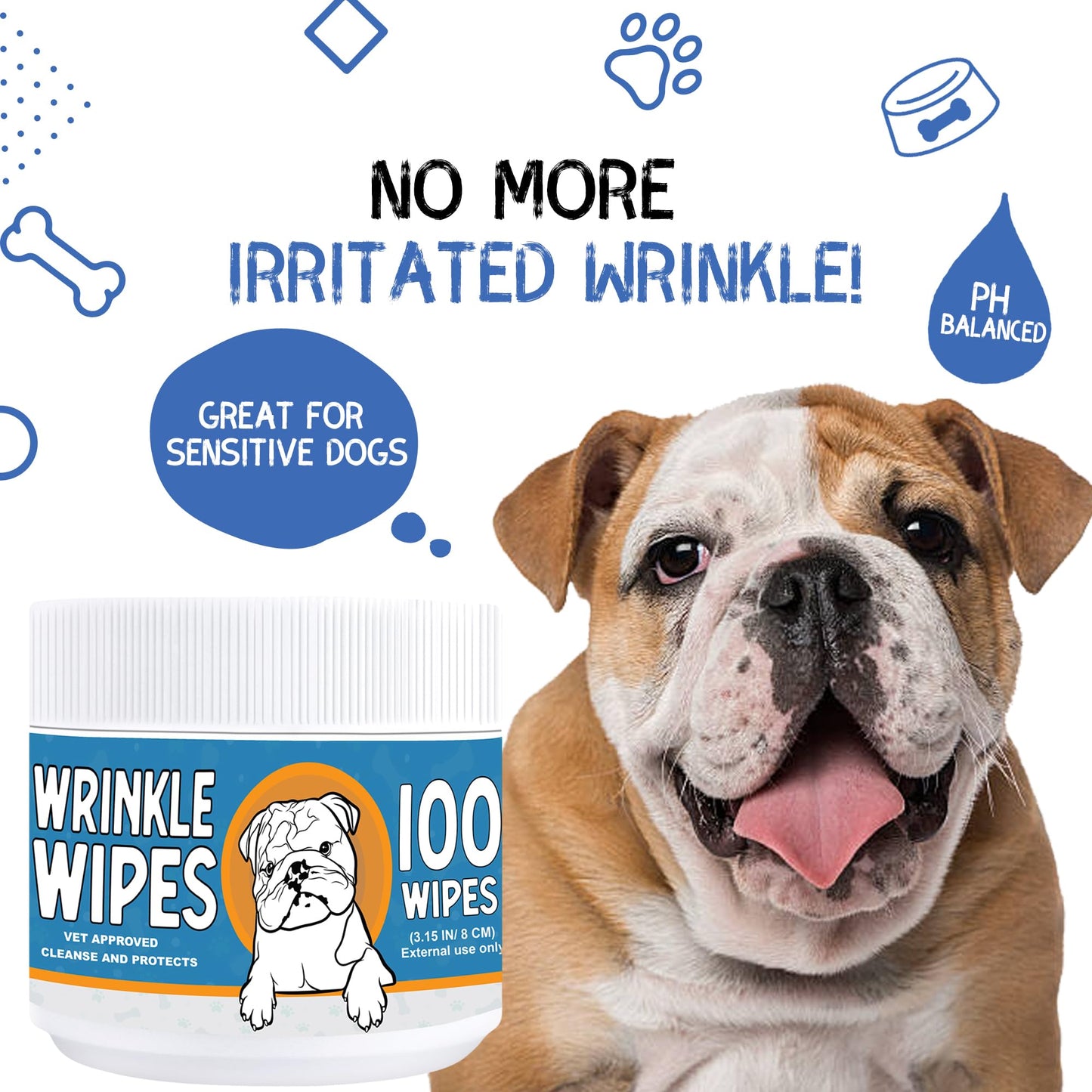 Dog Wrinkle Cream & Skin Soother - Moisturizing Paste