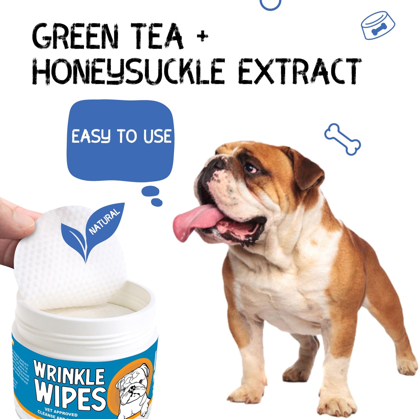 Dog Wrinkle Cream & Skin Soother - Moisturizing Paste